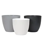 Color Garden Multi Specification Color Frosted Surface Garden Balcony Outdoor Plastic Decorative Flowerpots