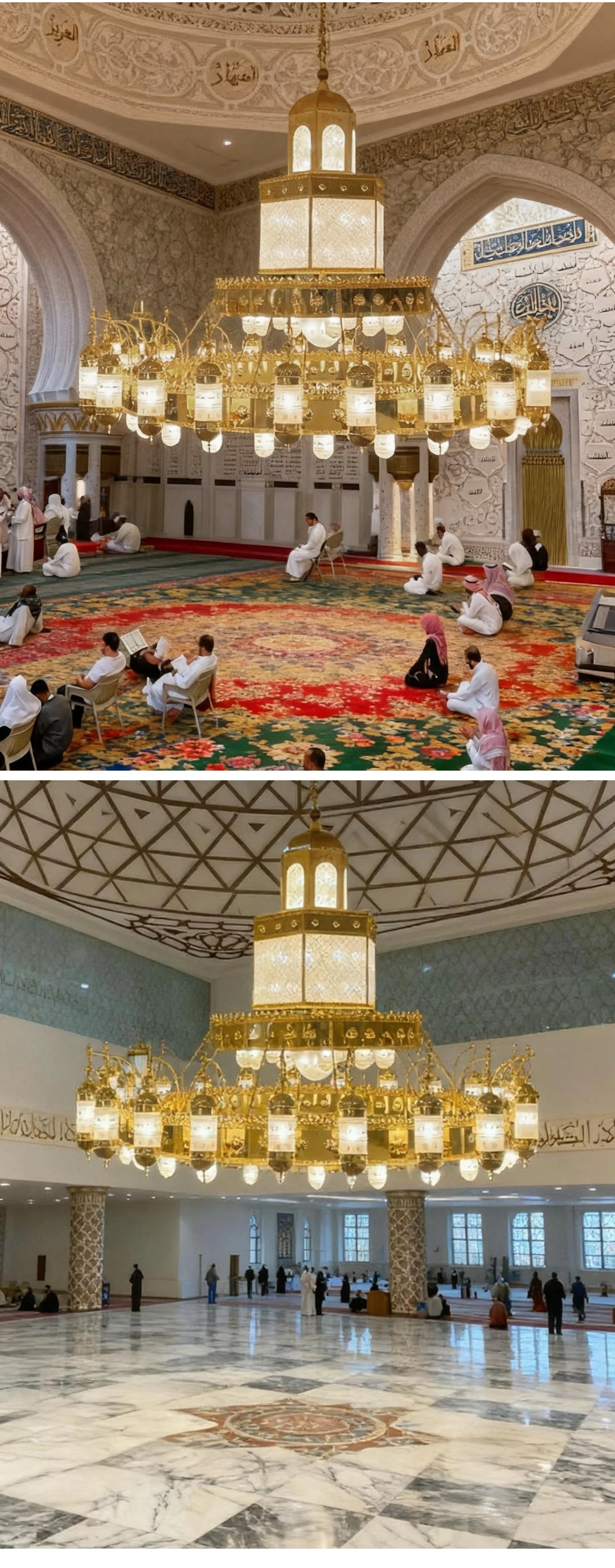 cpl 002 bespoke large mosque chandelier grand islamic led lighting for masjid prayer hall-4