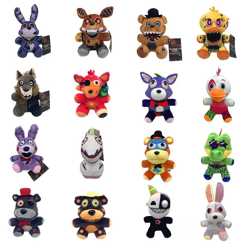 all exclusive fnaf plushies