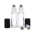 8ml Perfume Roll On Bottle Stock Products Clear 8ml 10ml Empty Glass Perfume Roll On Bottle With Gold Aluminium Cap
