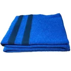 Throws Throw Blanket Hot Selling 140*205cm Blue Blankets With 3 Black Stripes Throws For Adults
