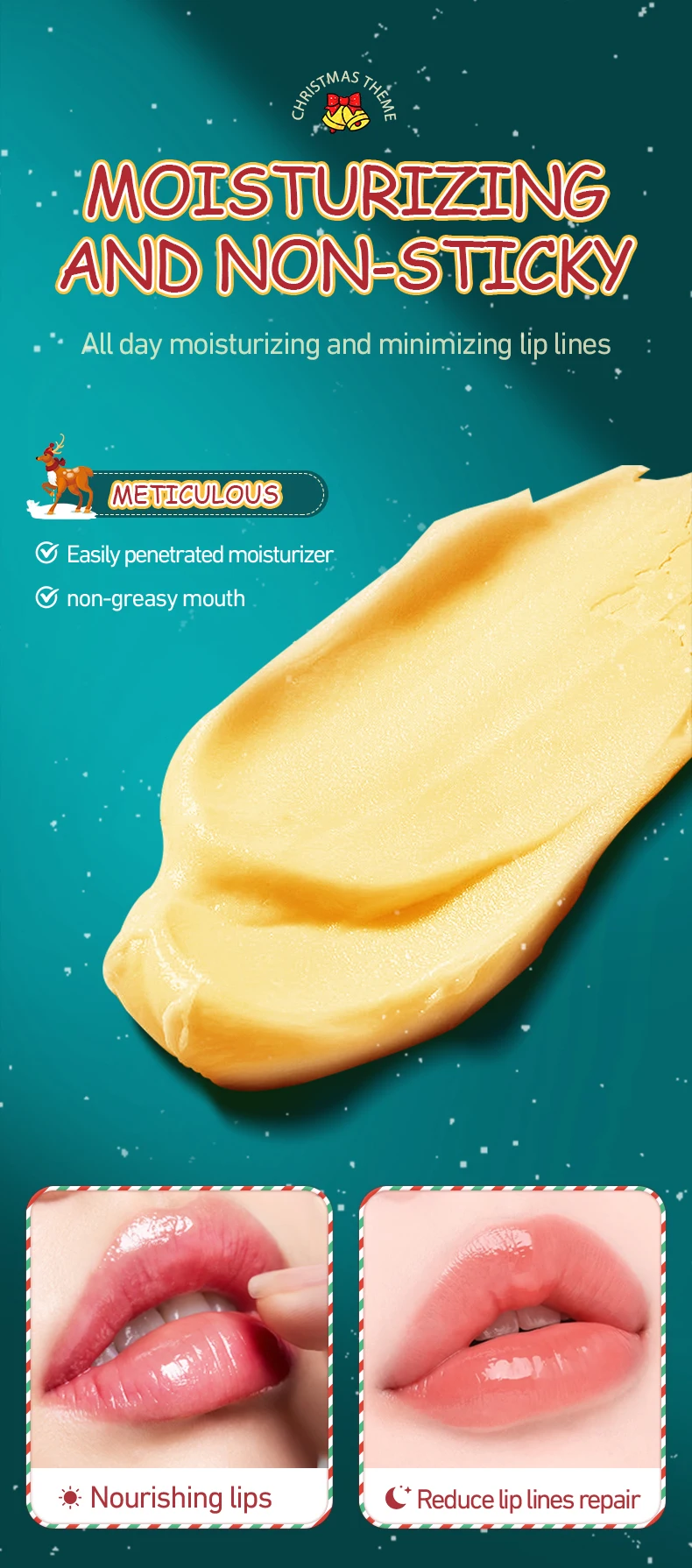 product oem hot sales wholesale sadoer christmas honey anti chapping lip balm autumn and winter anti chapping lip balm-8