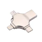 Drive New 4 In 1 Metal Otg Memoria High Speed Fast Type-C USB Flash Drive Stick Pendrive For Iphone Android