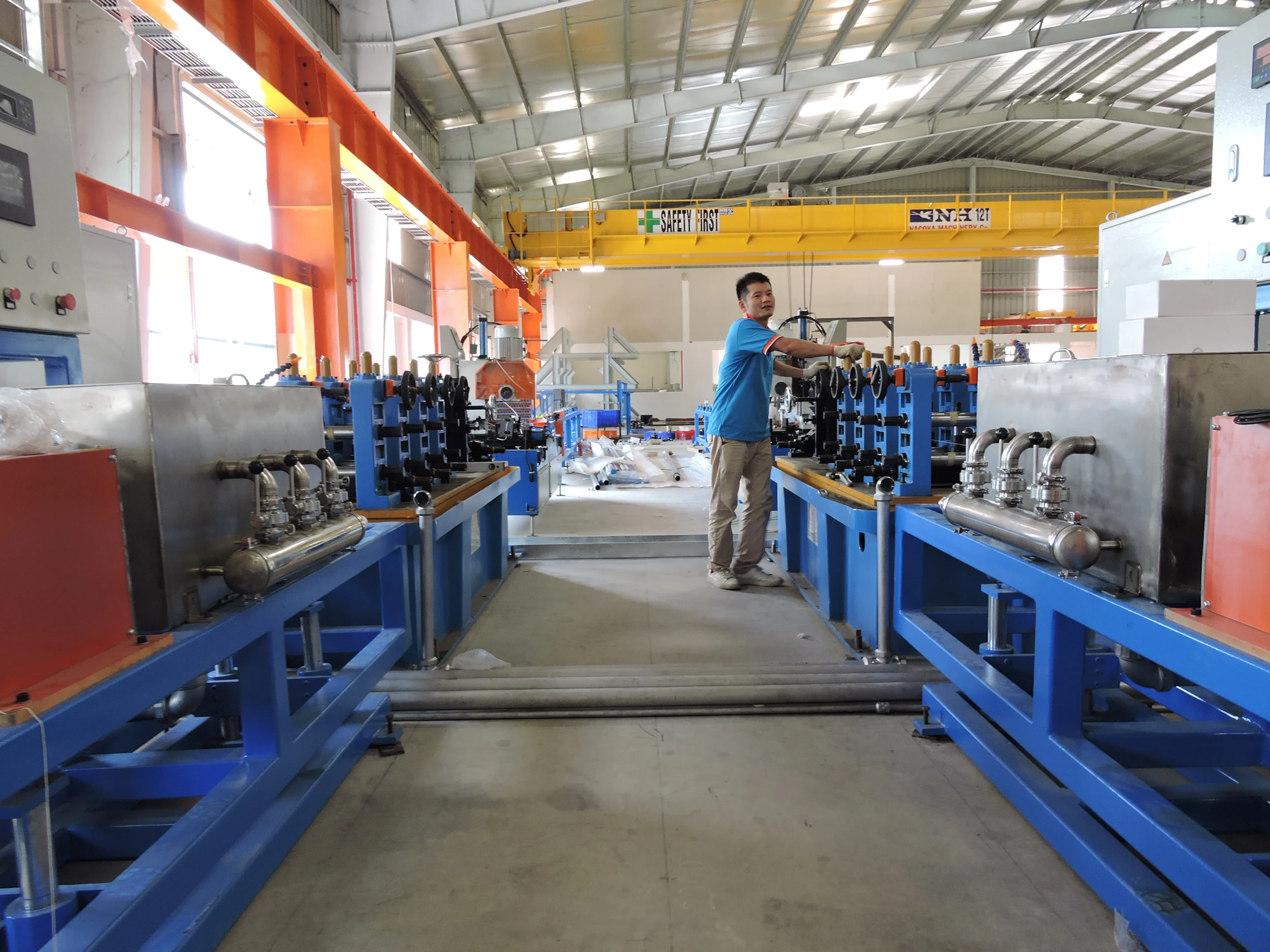 Fully Automatic Metal Stainless Steel Pipe Production Line Welding Pipe