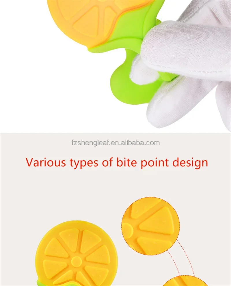 product bpa free food grade custom fruit sucking chew baby toy silicone silicon animals pacifier teething teether for newborn gift-1