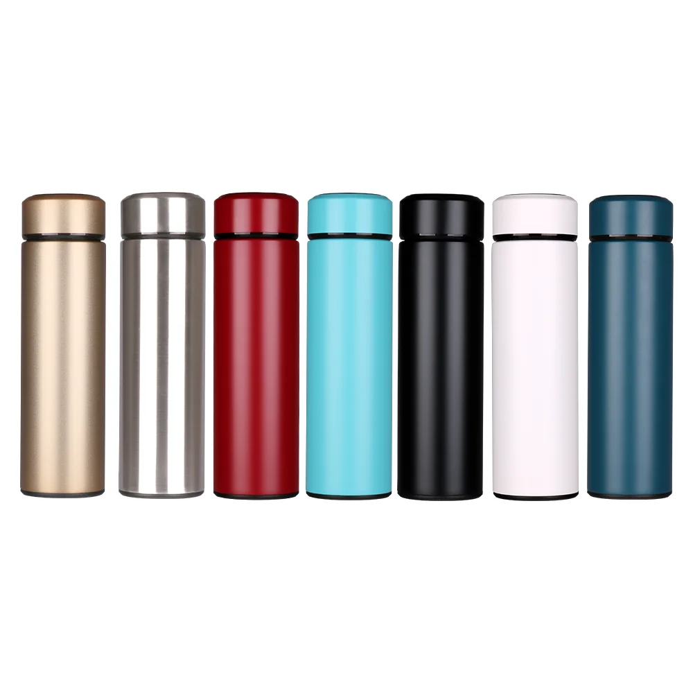 Factory Custom Water Bottle Thermos Vacuum Thermos Capsule Smart Stainless Steel Water Bottle With Thermometer