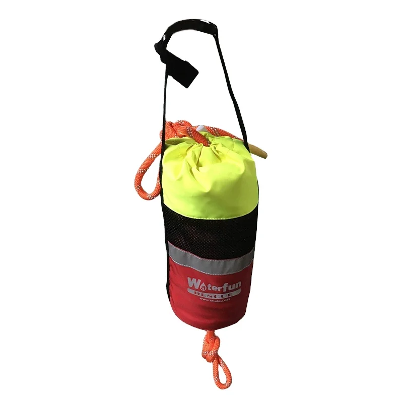 Waterfun Water Safety Buoyant Rescue Bag Reflective Rope 20 Meters