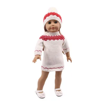 Dream World Collections Sweater and Hat Outfits Clothes Fits 18 Inch American Girl Doll Clothes