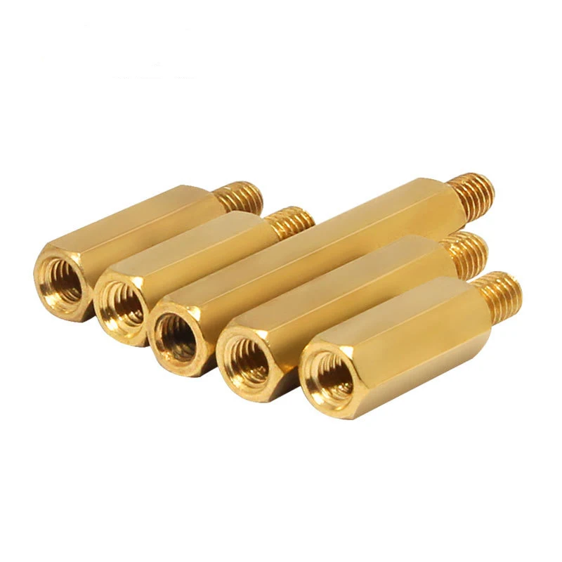 M3 M4 M5 M6 Male Female Threaded PCB Hex Standoff Spacer Male Female Threaded Brass Standoff Bolt supplier