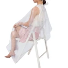Capes Transparent Disposable Hair Capes Waterproof Hair Cutting Disposable Hairdressing Capes For Barbershop