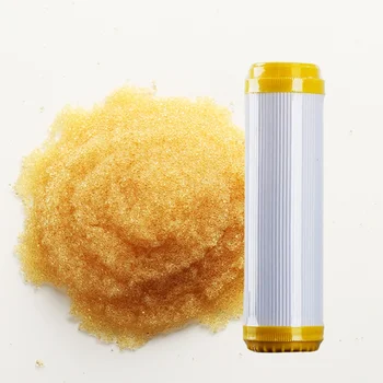 10 Inch Resin Filter Cartridge Cation Softening Ion Exchange for Descaling Hardness Removal Household Water Purifier System