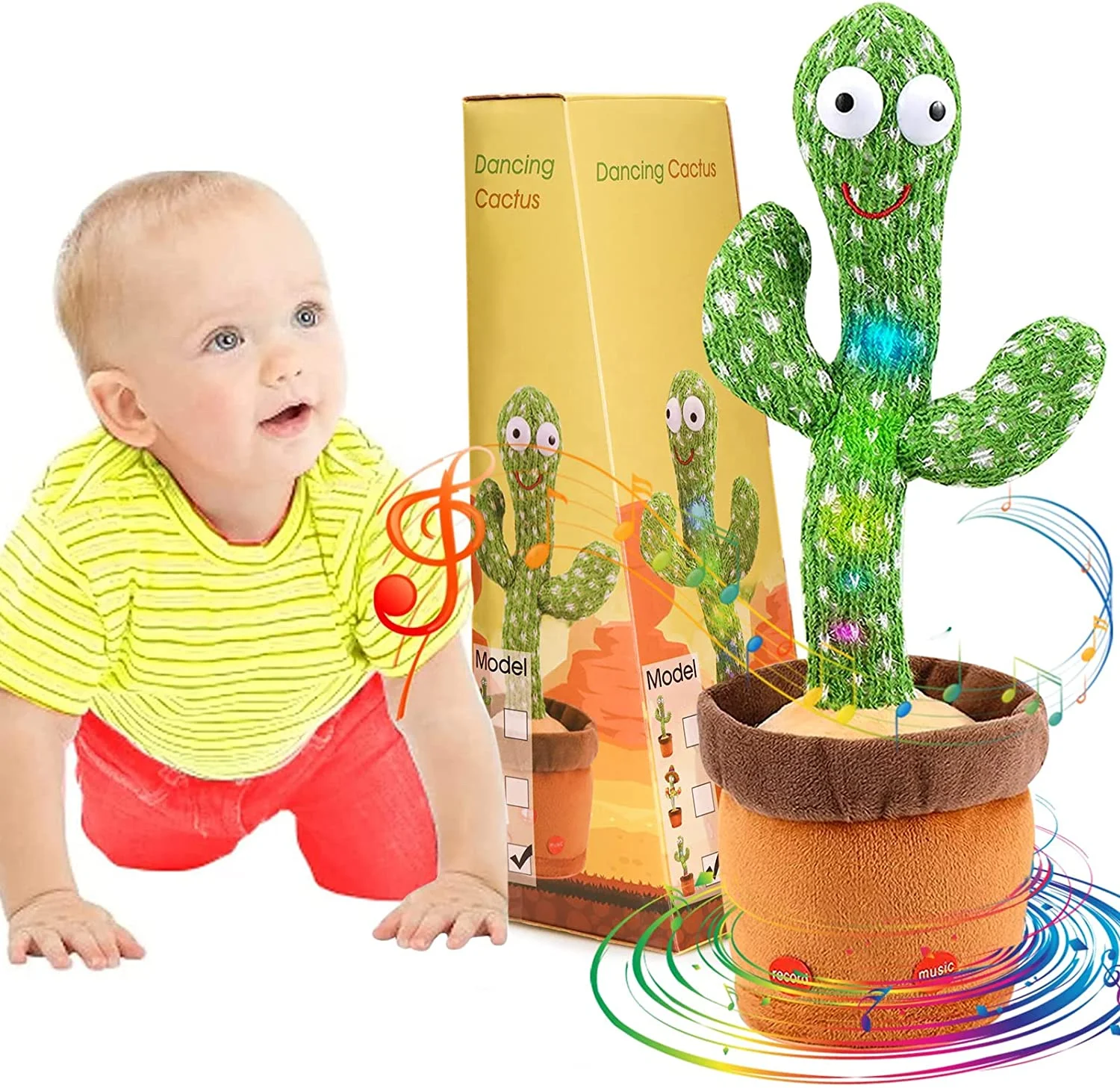 Hot selling Hot Selling Soft Plush Cactus Electric Talking Singing Dancing Plush Toys Cactus Toy Children Talking Cactus Toys