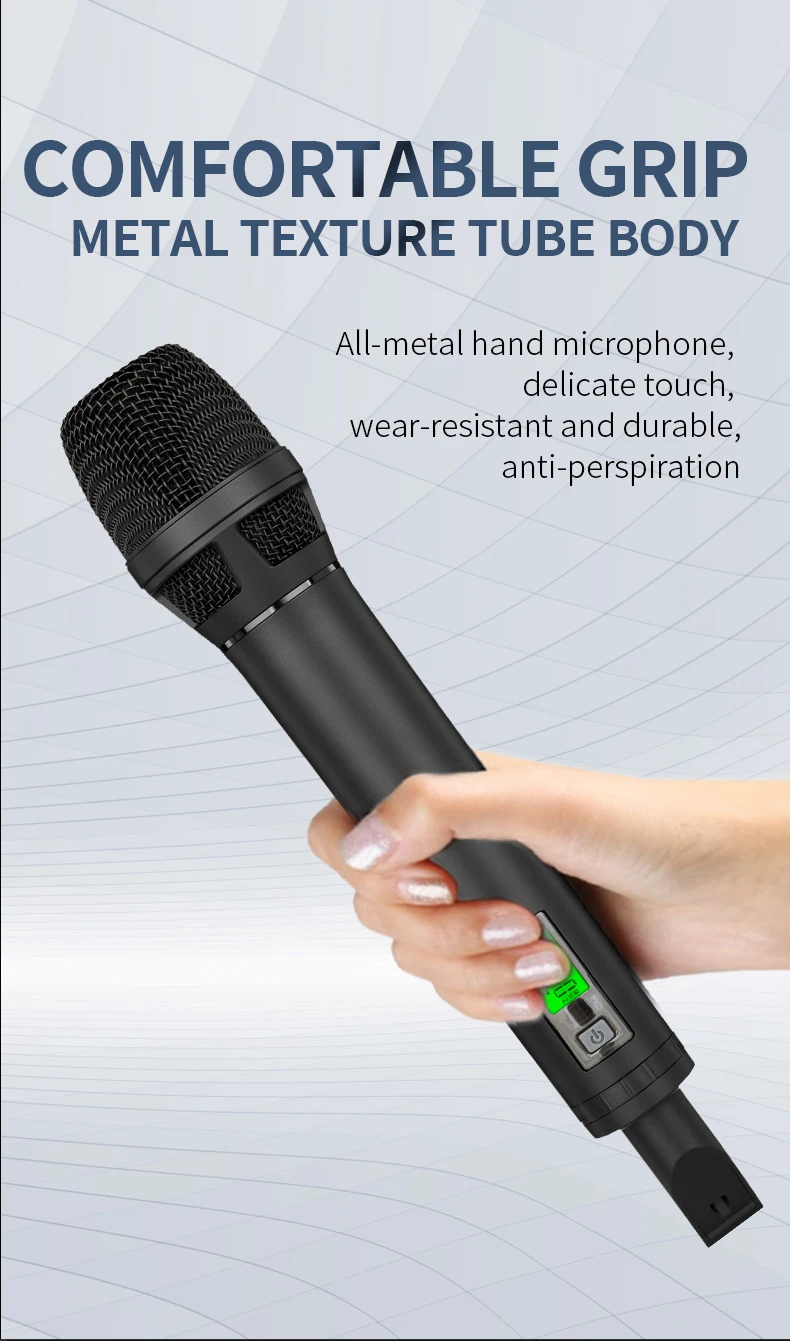 high end  4x 100 pro quad cordless handheld wireless microphone system professional ktv for business karaoke system