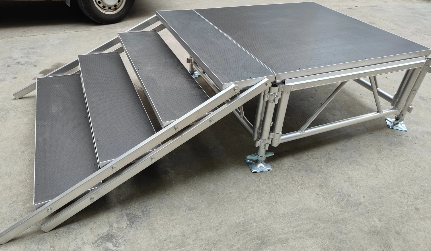 product aluminum  adjustable wedding party mobile assembly stage-11