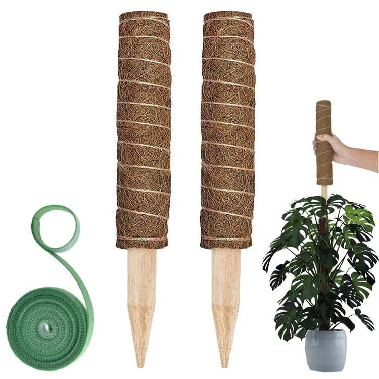 New Coir Moss Totem Pole Creeper  Plant Support Climbing Extension Stick. 