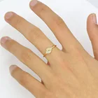 Gold Diamond Ring Design Ring Wholesale 18K Gold Ellipse Blue Crystal Sterling Silver Diamond Ring