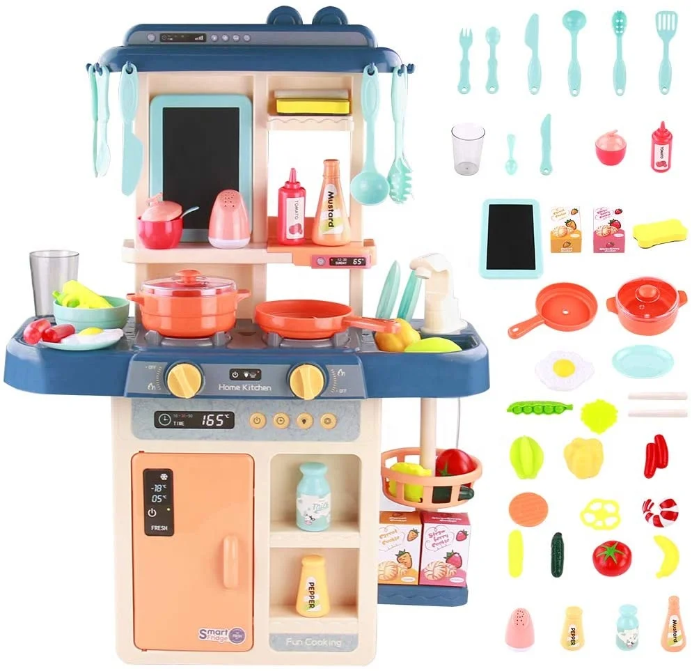 Wholesale Role Pretend Play Food Toys Light Sound Accessories Children Girls Toy Kitchen Playset For Kids Child Buy Kitchen Accessories Gift Set Plastic Kitchen Toys Kitchen Cooking Set Role Play Pretend