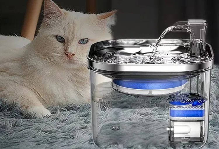 Geerduo Pet 2l Transparent Electric Automatic Quite Indoor Outdoor Cat