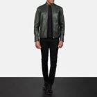 Leather Jacket Hot Product Popular Wholesale High Quality Men Biker Leather Jacket