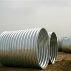 Pipe Oval Shape Corrugated Galvanized Steel Culvert Pipe Underground