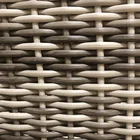 Wicker Direct Selling Outdoor Furniture Garden Weaving Plastic Wicker Material Semicircle Rattan PE Rattan