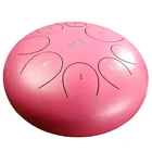 Drum Hot New 10 Inch 8 Tones C Key Alloy Steel Titanium Tongue Drum For Yoga Relaxing