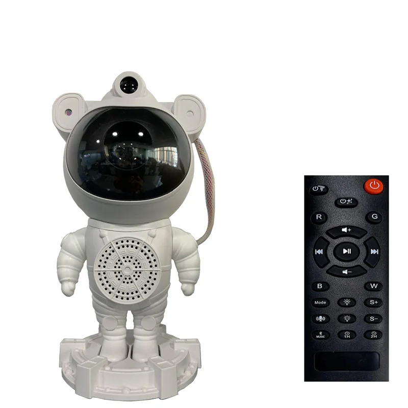 Astronaut Bluetooth Sky Projection Light USB Full Color Star Moon White Noise Astronaut Laser Atmosphere Night Light