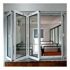 Windows Window ALWEW CE European Style Aluminum Fold Up Glass Bifold Windows Pvc Folding Window