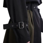 Jacket Women Down Windbreaker Long Suit Solid Jacket Custom New Autumn Black Polyester Women Windbreaker