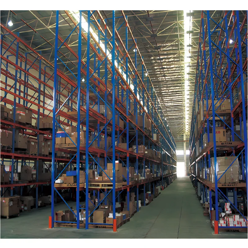 Gui chang 3000KG 3T 3 ton Triple Support Warehouse Heavy Duty Pallet 3 Layers Racks Double Load Beam Rack Vna Pallet