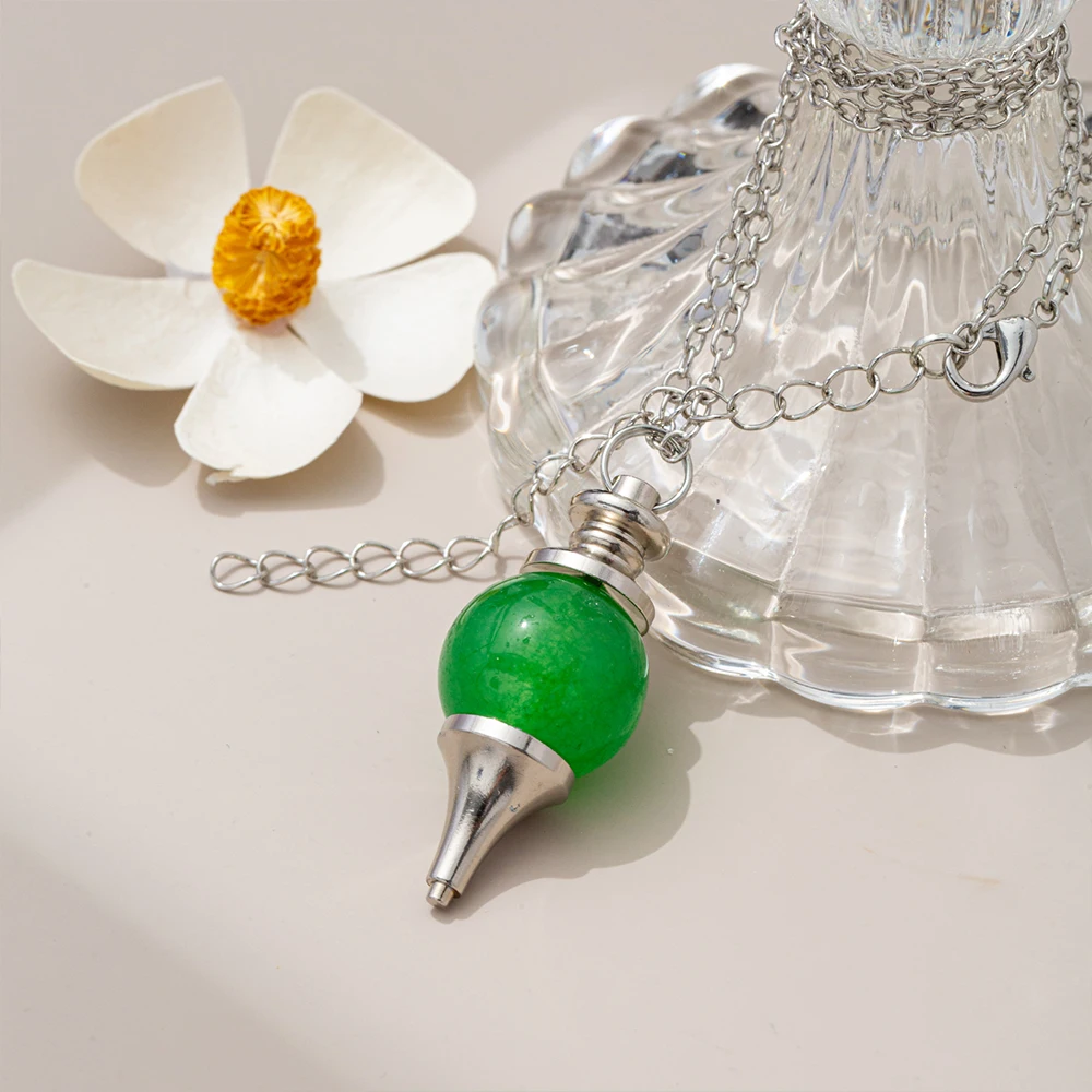 批发真正的自然愈合催眠吊坠宝石水晶石灵魂摆项链吊坠