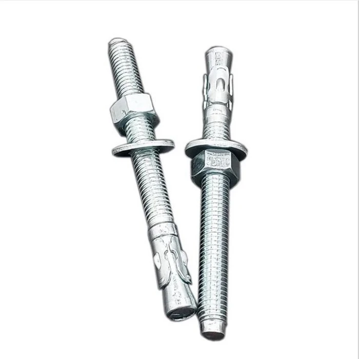 High Quality White Zinc Plated Steel Wedge Anchor Quality Expansion Anchor at Low Price factory