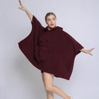 Winter Winter Women Wholesale Oversized Winter Pocket Cloak Womens Sherpa Fleece Pullover Hoodie