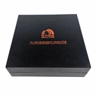 Watch Box Cardboard Box Zhuoyida Custom Logo Printed Black Lid And Base Cardboard Watch Pen Box Luxury Pen Box Packaging