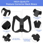 Back Adjustable Posture Corrector Amazon Back Posture Corrector Adjustable Upper Back Support Brace