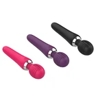 Sex Toys Female Vibration Waterproof USB Rechargeable G Spot Dildo Silicone Wand Vibrator Sex Toys