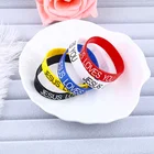 Color Bracelet Customized Color Factory Custom Color Logo Brand Luminous Exquisite Bracelet Silicone Wristband