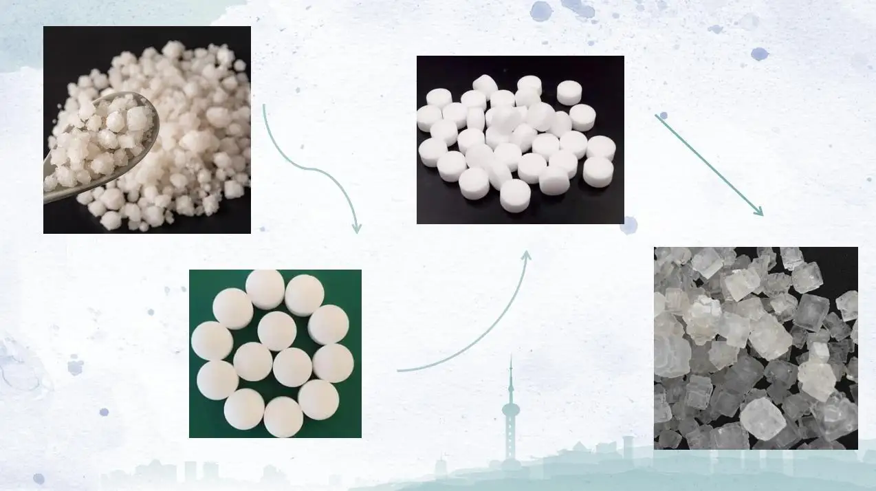 中国供应商nacl白色固体水处理工业盐