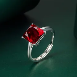 New Arrival Moissanite Diamond Zircon Open Wedding Finger Ring Women Adjustable Party Cz Engagement Knuckle Ring