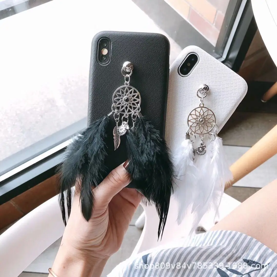haar publiek Conventie Wholesale Fashion Girls Phone Cases Cover Feather Hanging Cell Cases For  Iphone X - Buy Case Cover For Iphone,Wholesale Mobile Phone Case,Feather  Hanging Cases Cover Product on Alibaba.com