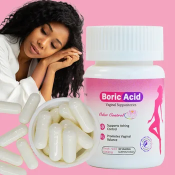 Chinaherbs Wholesale Boric Acid Suppositories Pill Vagina Capsules Yoni