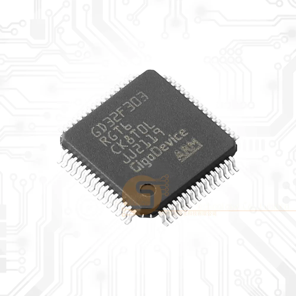 product gd32f303rgt6 lqfp64 arm cortex m4 mcu 120mhz 1mb flash microcontroller original ic-0