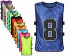 Custom Vest Custom Cheap Numbered Football Training Bibs Prints Custom Logo Soccer Vest Logo