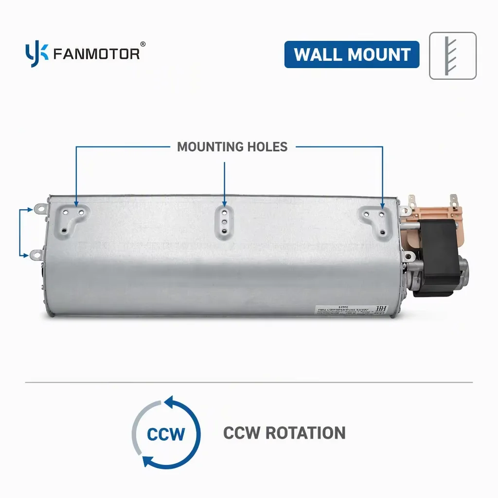 Cross Flow Fan, 300mm, Tangential, 35W, HVAC - detail 4