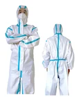 Clothing Disposable Gowns Suppliers Hot Sale Ash Commodity Fast Delivery Resistant Disposable Safety Gowns Clothing