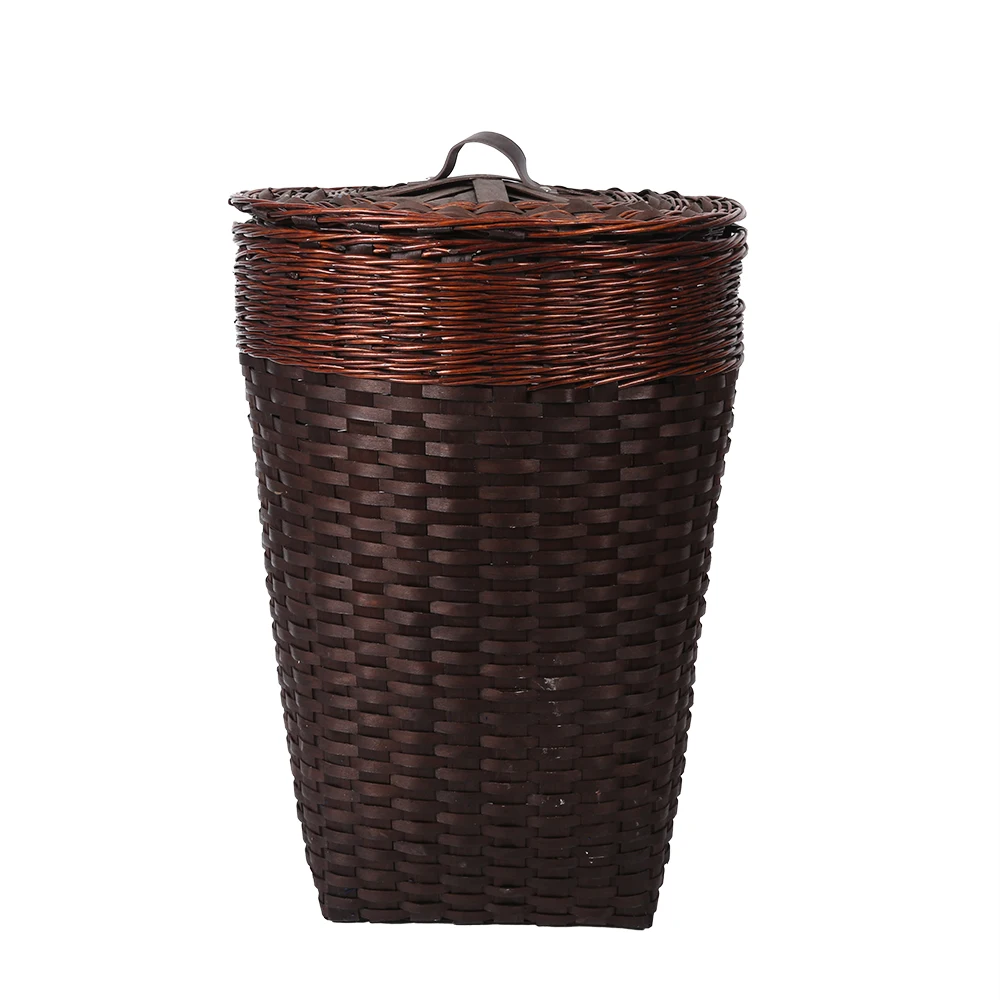 rattan woven dirty clothes basket laundry hotel basket wicker