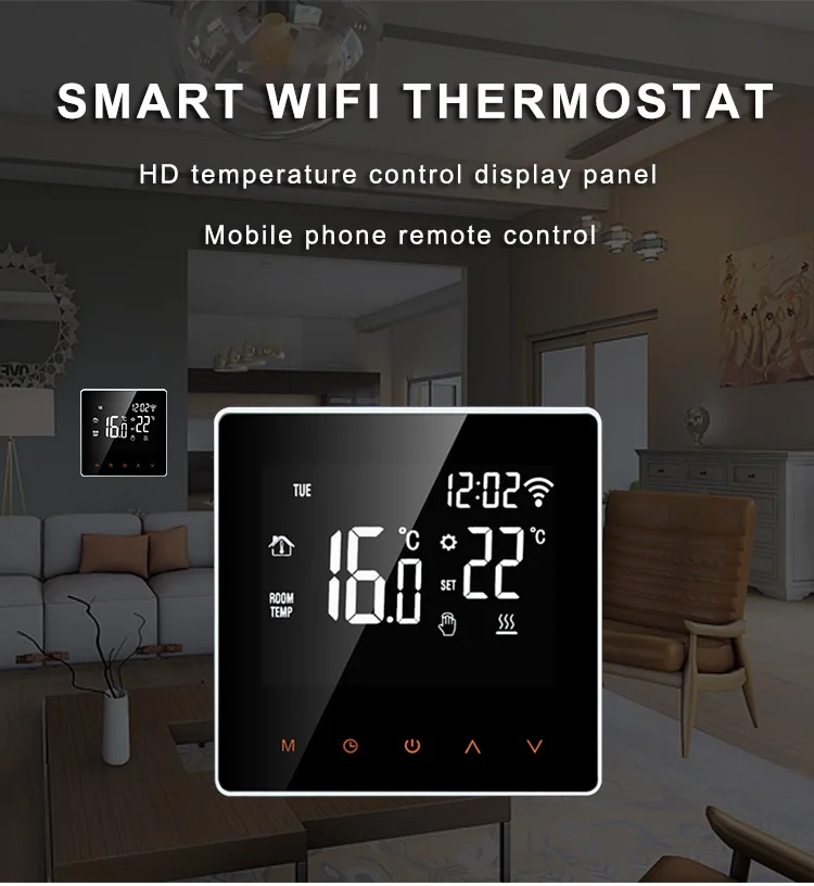 Floor Heating Wall-hung Boiler, LCD, 100-240V, SUM - detail 2