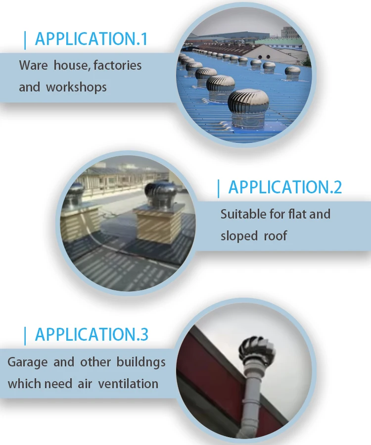 Turbo Vent Whirlybird Ventilator, Roof, 500/600/800mm - detail 8