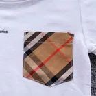 Summer Boys Summer High Quality Plaid Kids Clothing Sets Boys Clothing Sets Kids Shirts And Shorts Set