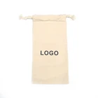 Cotton Bags Sew 8*10 Cm Beige Medium Cotton Canvas Drawstring Pouch Gift Jewelry Packaging Bags